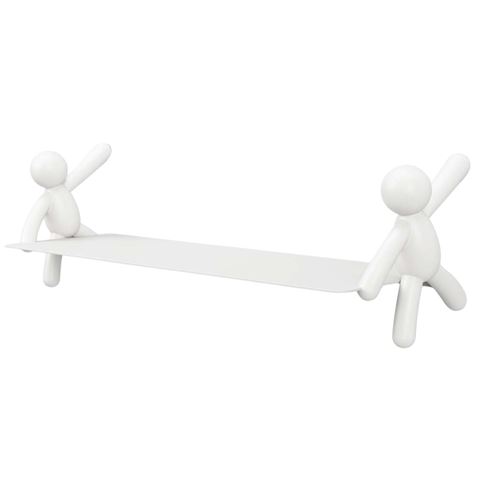 Umbra - Etagère murale en métal Buddy blanc