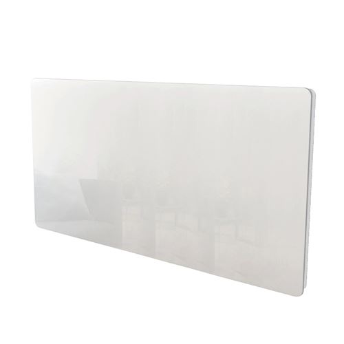 Radiateur &eacute;lectrique verre c&eacute;ramique GLASS Blanc C&eacute;ramique 2000W