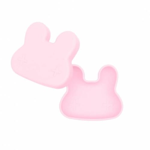 Petite boîte à goûter lapin rose poudré - we might be tiny