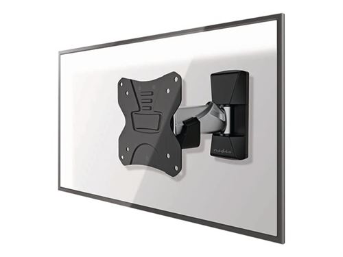 Nedis TVWM5410BK Support Mural à Mobilité Intégrale pour TV | 13-26 | Max. 30 kg | 2 Points de Pivot
