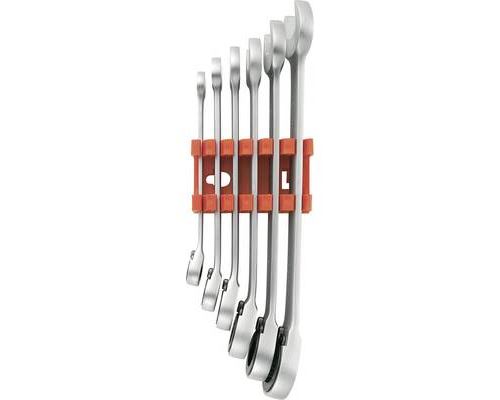 Toolcraft 824124 Jeu De Clés Mixtes À Cliquet 6 Pièces 8 - 19 Mm