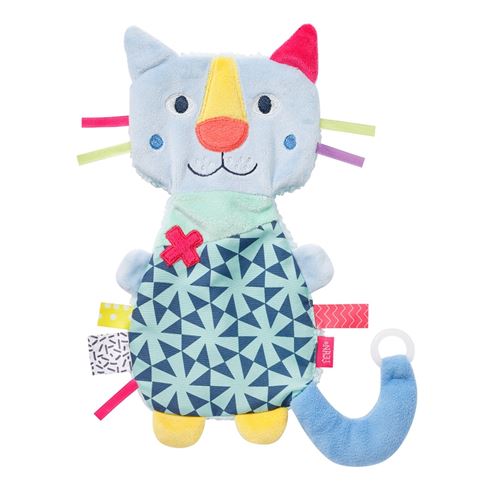 Fehn couverture câline Color Friendschat junior 23 cm en peluche