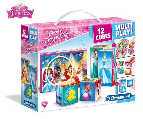 Princesses Disney casse-tête 12 cubes