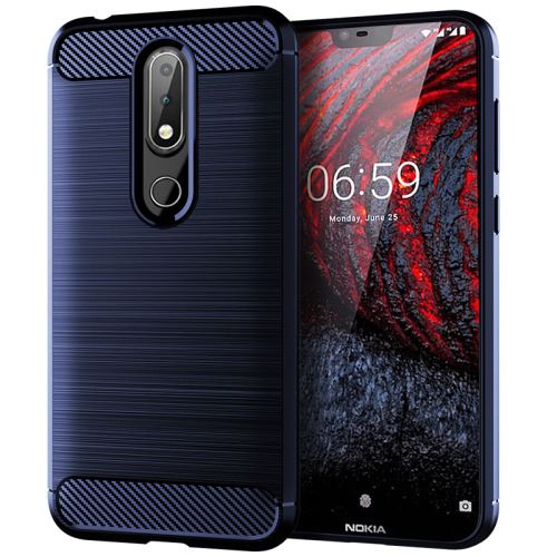 Etui Coque de protection durable souple pour Nokia X6 - Blue
