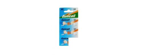 EUNICELL - Lot de 5 PILES AG7 G7 LR927,395 1,5V