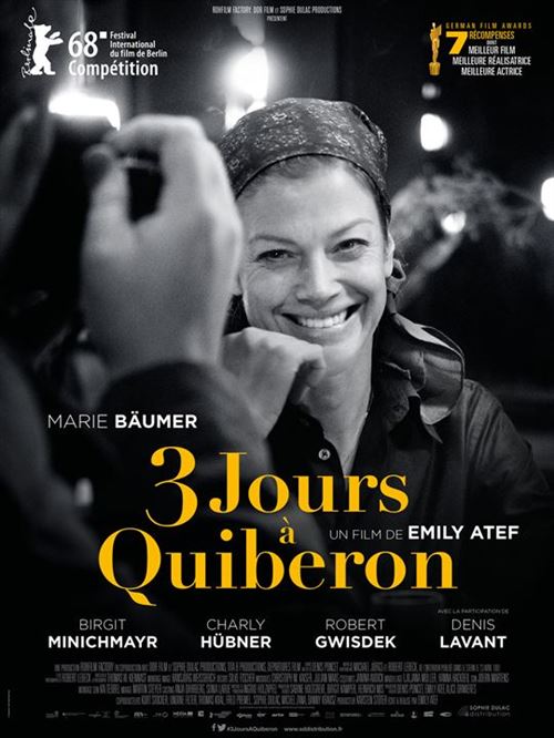 3 Jours à Quiberon - AFFICHE CINEMA ORIGINALE