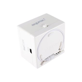 approx! FEEL CUBE - Haut-parleur - pour utilisation mobile - 3 Watt - blanc - 1