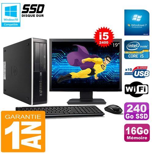 Acheter Pc hp compaq pro 6300 sff i5-2400 16go 240go ssd graveur dvd wifi w7 ecran 19' État correct - 359,00 € Pc hp compaq pro 6300 sff i5-2400 16go 240go ssd graveur dvd wifi w7 ecran 19' État correct - reconditionné disponible sur Fnac