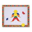 Melissa & Doug Juego De Bloques Magnéticos De Madera con Diseños : Melissa & Doug