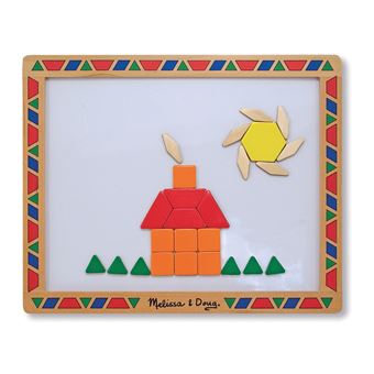Melissa & Doug- Kit de Blocage des Motifs magnétiques, 13590