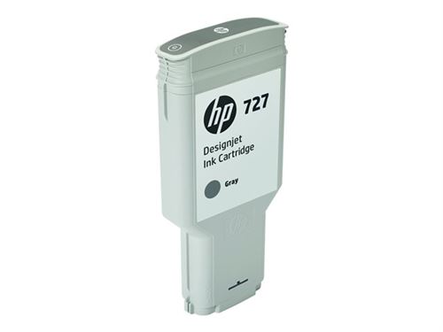 Toner Hp 727 Cartouche D'encre Designjet Grise, 300 Ml