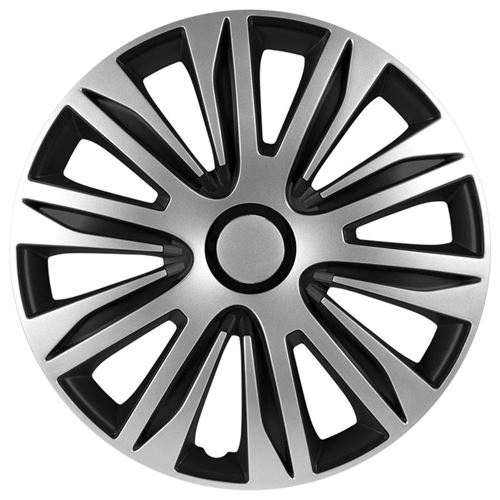 AutoStyle enjoliveurs Nardo 14 pouces ABS argent / noir lot de 4