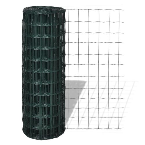 Tidyard Grillage avec Revêtement en PVC 25 x 1,0 m avec Mailles 76 x 63 mm