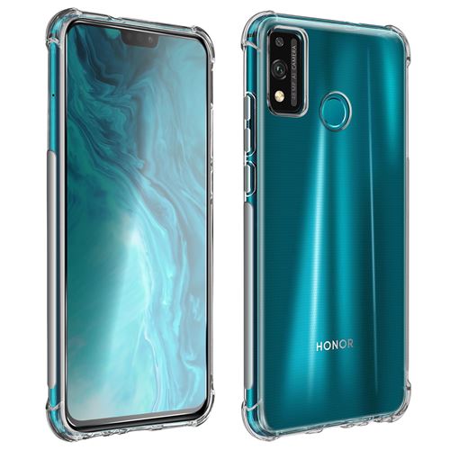 Pack Protection pour Honor 9X Lite Coque Souple + Film Verre Trempé 9H Transparent