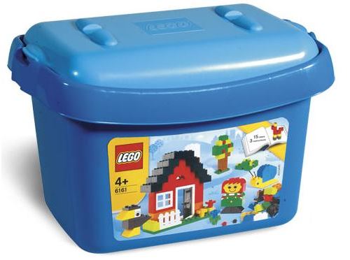 Lego Briques 6161 Boite Bleue De Briques - Baril