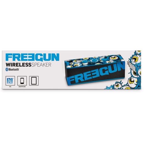Bigben Sound Bt01 Freegun (Blue) - Haut-Parleur - pour Utilisation Mobile - Sans Fil - Bluetooth, Nfc - Noir, Bleu