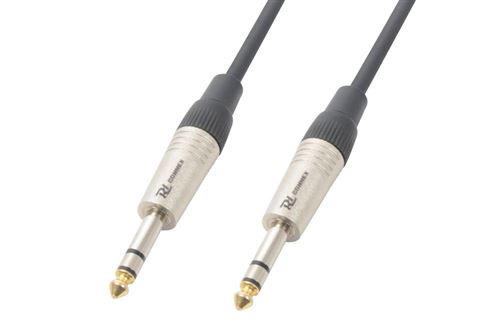 PD Connex Câble audio cordon jack 6,35 mâle stéréo / jack 6,35 mâle stéréo - 3m