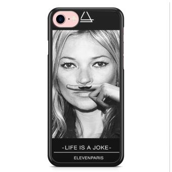 Coque Fifrelin pour iPhone 6 PLUS et iPhone 6S PLUS Kate Moss Eleven Paris Life is a Joke Moustache - 1
