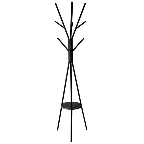 Porte manteau design scandinave Sofi - Diam. 42 x H. 180 cm - Noir