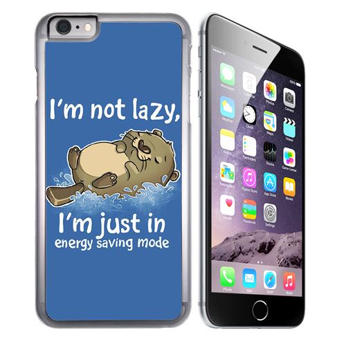 Coque pour iPhone 6 et iPhone 6S loutre not lazy