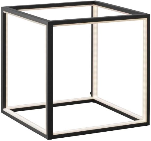 Sompex DELUX Lampe de bureau LED cubique 30 cm 10 W 3000 K 900 lm Noir Classe d'efficacité énergétique A+