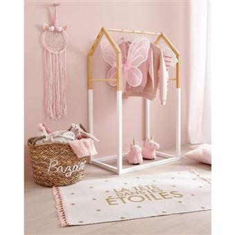 Atmosphera Kids Portant pour enfant en forme de maison Blanc
