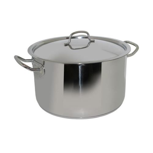 BAUMALU Marmite + couvercle Inox Pro - 28 cm