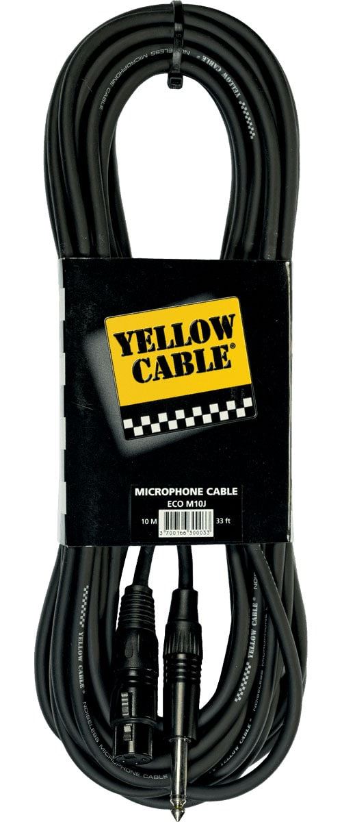 Yellow Cable Cordon Jack Xlr Fem. 10 M - Image 1