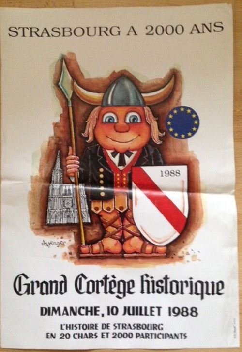Strasbourg a 2000 Ans - 40x60 cm - AFFICHE / POSTER