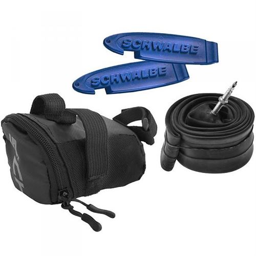 Schwalbe sacoche 0,7 litre avec chambre à air 28 x 1 noir