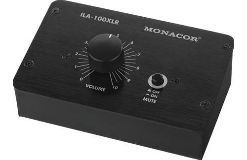 Réglage de niveau stéréo passif (version XLR) Monacor ILA-100XLR
