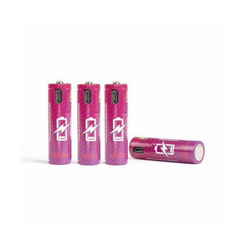 Set de 4 piles AA rechargeables Livoo TEC606