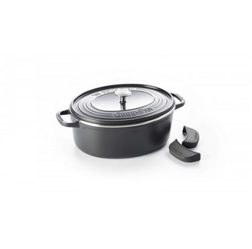 daubière en fonte d'aluminium 25cm gris - cc002222-001