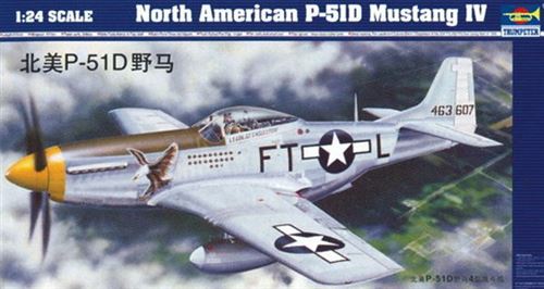 Maquette avion Trumpeter North American P-51D Mustang IV - 1/24 - Maq