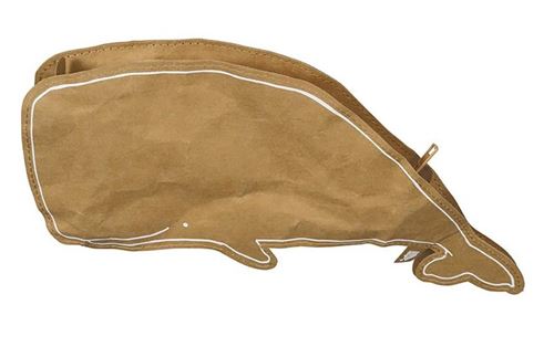 The Zoo caisse Whale27,5 cm de papier recyclé brun