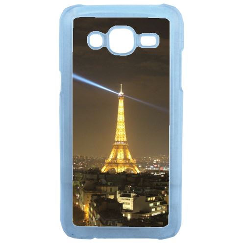 Coque Tour Eiffel Compatible Samsung Galaxy J5 Transparent