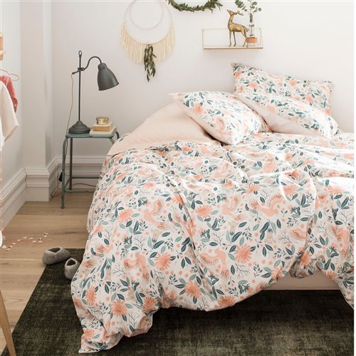 Essix - Housse de couette Fabuleuse en Percale de coton Multicolore - 240 x 220 cm