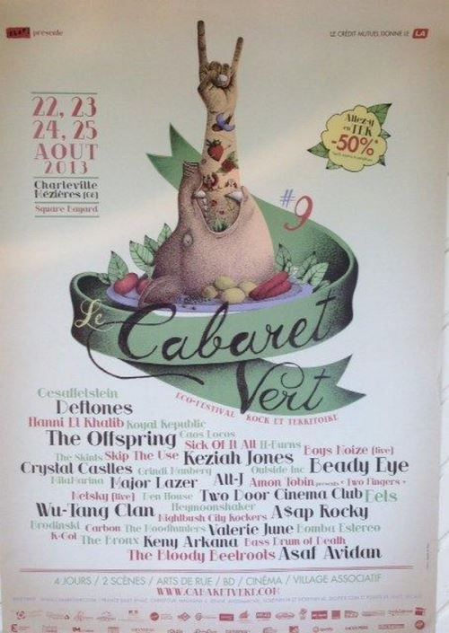 Le Cabaret Vert - 70x100 cm - AFFICHE / POSTER
