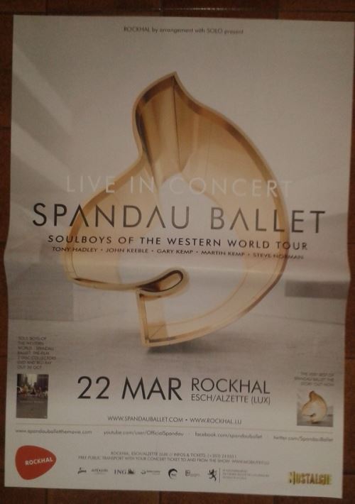 Spandau Ballet - 70x100 cm - AFFICHE / POSTER