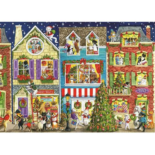  Puzzle 1000 Pi&egrave;ces No&euml;l Pour Animaux De Compagnie Pour Adultes Et Enfants Multicolore W65 
