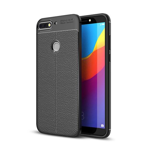 Coque en TPU en noir recouvert de pour Huawei Honor 7C