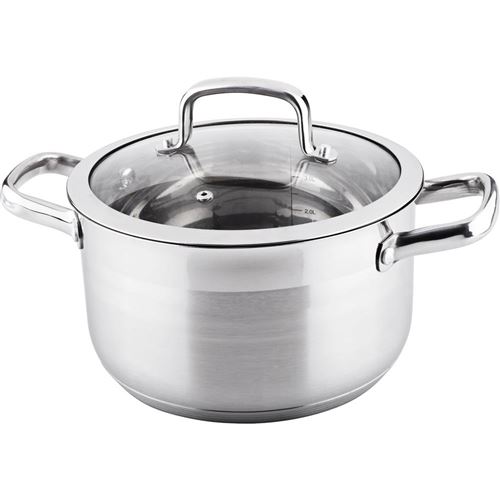 Cocotte induction 22cm couleur acier ltss2212 lamart