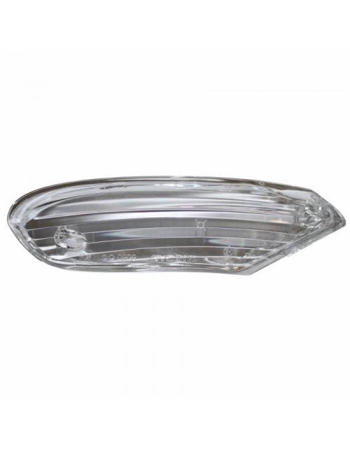 Cabochon clignotant maxiscooter adaptable kymco 125 -250 grand dink 2001+2004 transparent ar gauche (homologue ce)