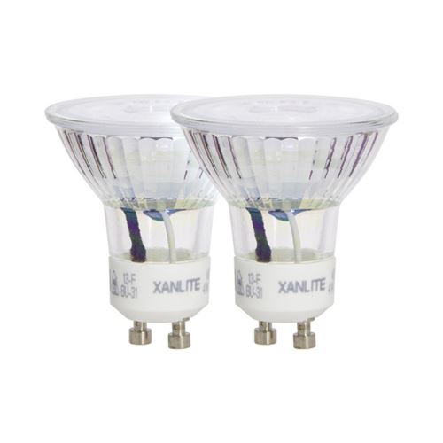 But Blanc Lot De 2 Ampoules Led Spot Gu10 - Froid - Image 2