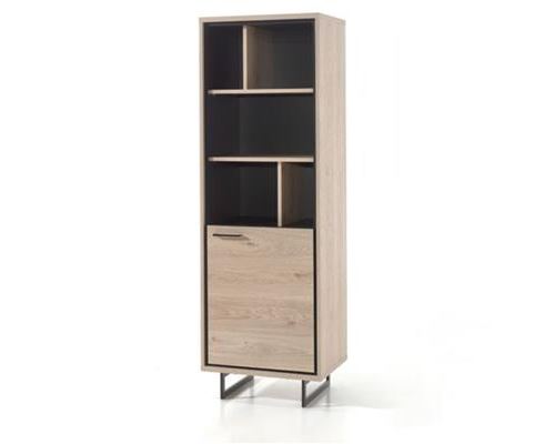 Colonne ouverture à droite couleur chêne naturel ESTELLE - L 60 x P 48 x H 185,1 cm
