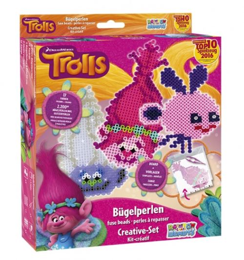 Dreamworks perles de repassage Trolls set créatif 2200 pièces