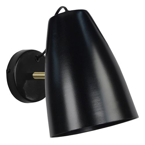 LARSEN - Applique articul&eacute; m&eacute;tal noir