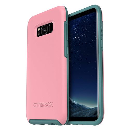 OtterBox Symmetry Series - Achterzijde behuizing voor mobiele telefoon - polycarbonaat, synthetisch rubber - cactus - voor Samsung Galaxy S8+