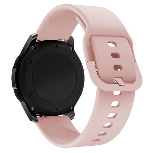 Non Communiqué Rose Bracelet Sport En Silicone Simple Pour Samsung Galaxy Watch Active2 / Active