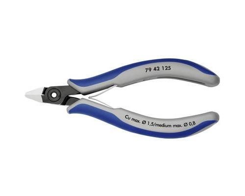 Knipex Bleu/Gris Pince Coupante Diagonale Sans Facette 79 42 125 125 Mm 1 Pc(S) - Image 4